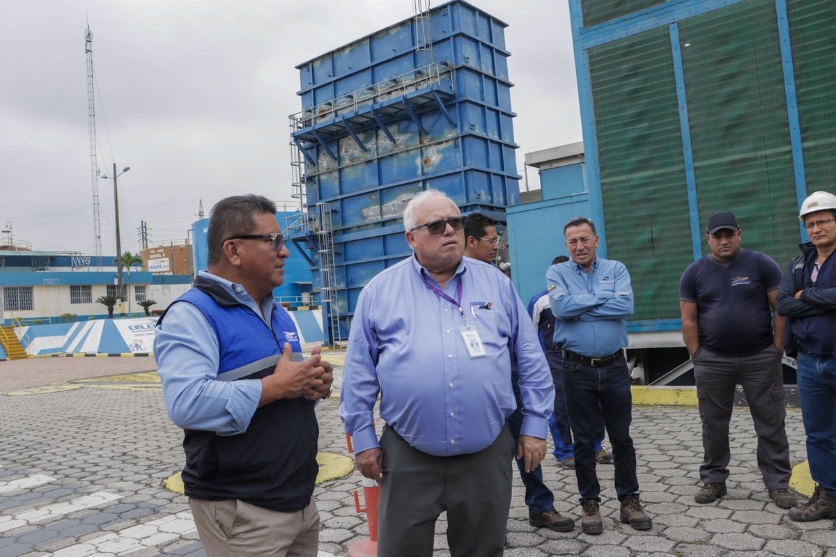 🗺️[EN TERRITORIO]

🔹Con el objetivo de constatar la operatividad de la infraestructura energética, el ministro (s) Guilhermo Ferreira, cumplió una agenda de actividades en Guayaquil, que incluyeron recorridos técnicos por centrales térmicas y una estación de bombeo de derivados.