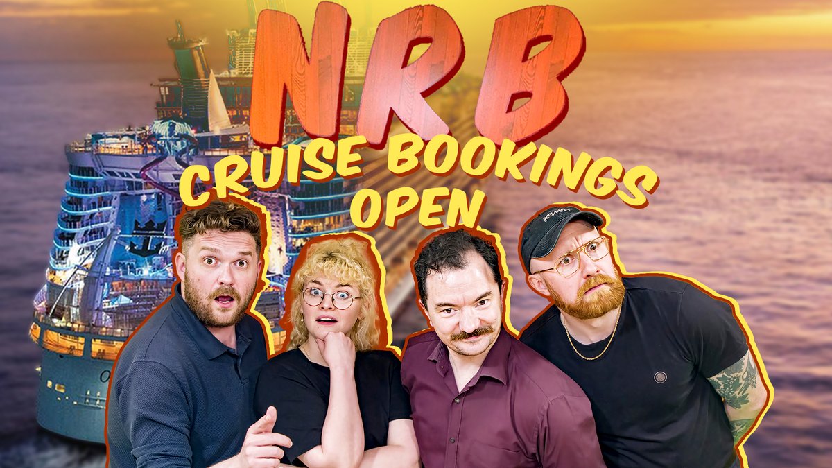 It's happening... it's really happening! ⚓

In February 2026 we're going to be boarding the beautiful Royal Caribbean Oasis of the Seas and sailing to some beautiful locations on our first ever cruise!

We're going to have live shows, chances to play games with us and much more