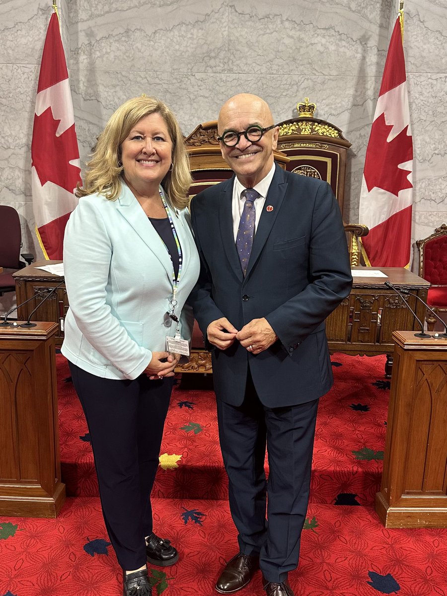 Félicitations @sencormier pour avoir été élu Président intérimaire par nos collègues au Sénat.
 
Merci également à la sénatrice Ringuette d’avoir rempli fidèlement le rôle depuis 2020.
 
Le Nouveau-Brunswick est toujours bien représenté à la Chambre haute! #NBFier