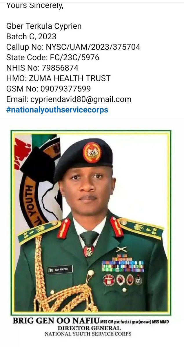 CyprienGber's tweet photo. @nysc_ng https://t.co/RVxE8kKvoY