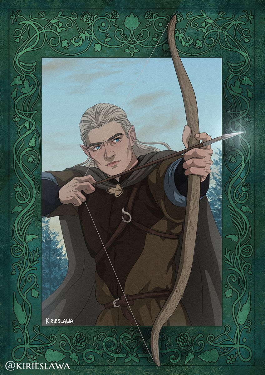 KirieSempai's tweet photo. Fanart of Legolas from LOTR 🌿
#LOTR #fanart #Legolas #ArtistOnX https://t.co/UyZoPza1Y5