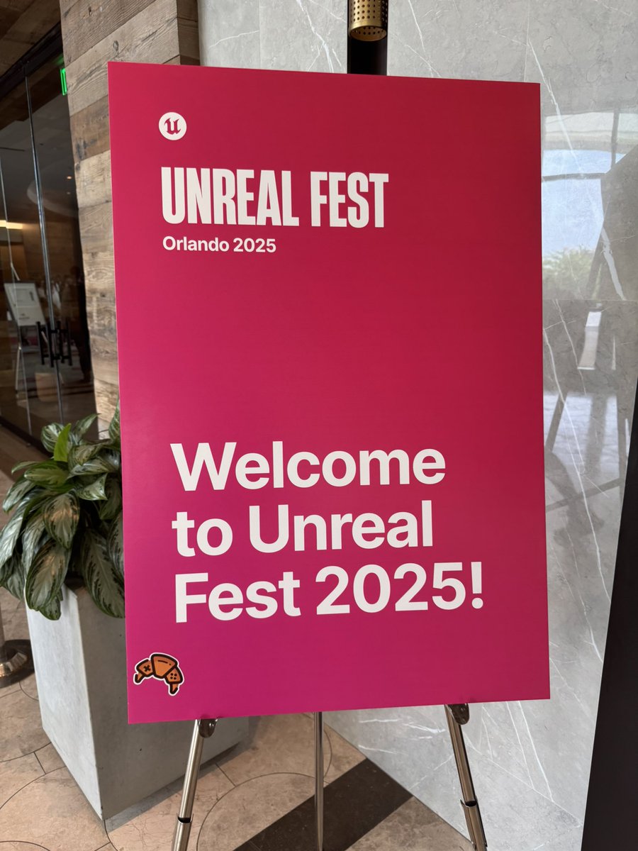 codeasch's tweet image. Been in Orlando the past week but unfortunately wasn’t able to go to Unreal Fest this year. Got to see a few friends though and I’m super excited to go to the next one hopefully! 🤞