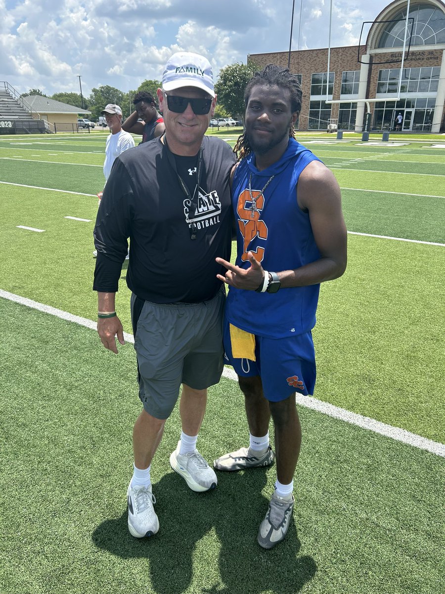 Had a great Camp today at <a href="/DeltaState/">Delta State University</a>. looking forward to talking some of the teaching from <a href="/CoachToddCooley/">Todd Cooley</a> and applying it to my game. Big thanks to <a href="/Coach_Mont_/">Randal Montgomery, Ed. S.</a> and the rest of the Southaven coaches for taking us there. More to come #AGTG