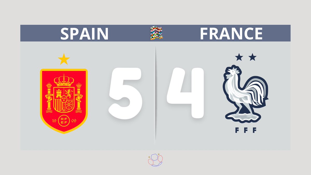EDFUpdate's tweet image. 90+3’ CHERKI YOU ARE UNBELIEVABLE!!!! Kolo Muani scores the 4th!! 

🇪🇸 5-4 🇫🇷 #SPAFRA | #NationsLeague