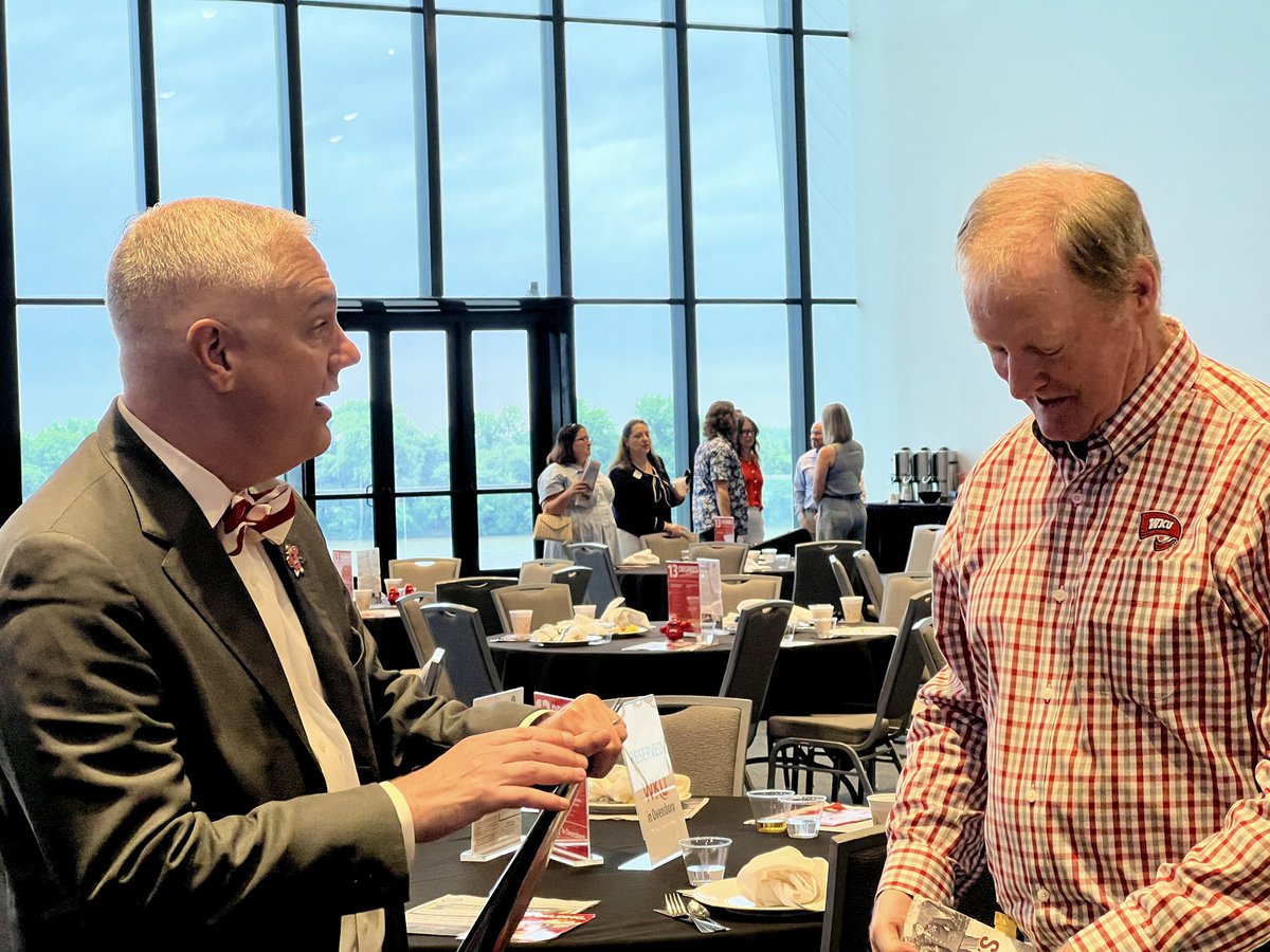 Wonderful morning with alumni and friends at the Greater Owensboro Chamber of Commerce Rooster Booster Breakfast!