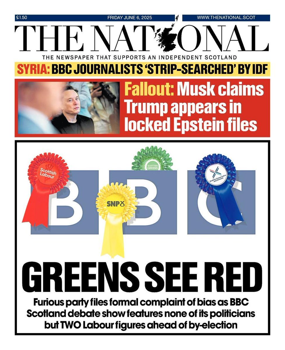 Tomorrow's front page 📰

Greens see red: Party files complaint of 'bias' after Debate Night snub