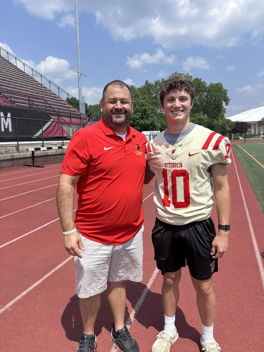 Blane ball (@ballblane) on Twitter photo Great time at Otterbein for a junior day visit yesterday! Thank you <a href="/CoachBBuckler/">Bobby Buckler</a> for the invite and awesome tour!
<a href="/CoachKennedy6_/">Jake Kennedy</a> , <a href="/Ott_Football/">Otterbein University Football</a>, <a href="/CoachMarquis/">Dave Marquis</a> Great time at Otterbein for a junior day visit yesterday! Thank you <a href="/CoachBBuckler/">Bobby Buckler</a> for the invite and awesome tour!
<a href="/CoachKennedy6_/">Jake Kennedy</a> , <a href="/Ott_Football/">Otterbein University Football</a>, <a href="/CoachMarquis/">Dave Marquis</a>