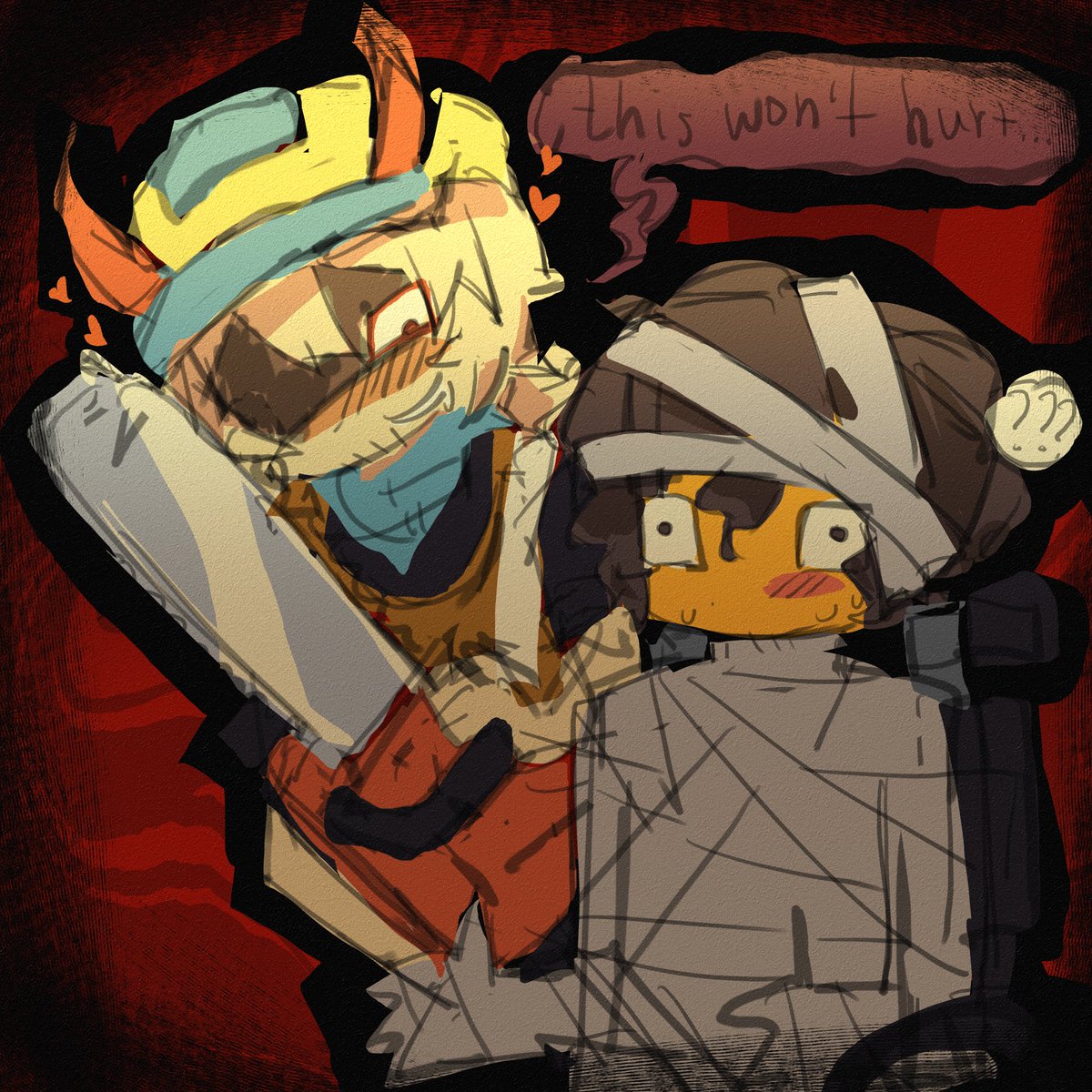 uchuuukei's tweet image. buildermon and Evil buildermon…
#buildermon #forsaken #blocktales