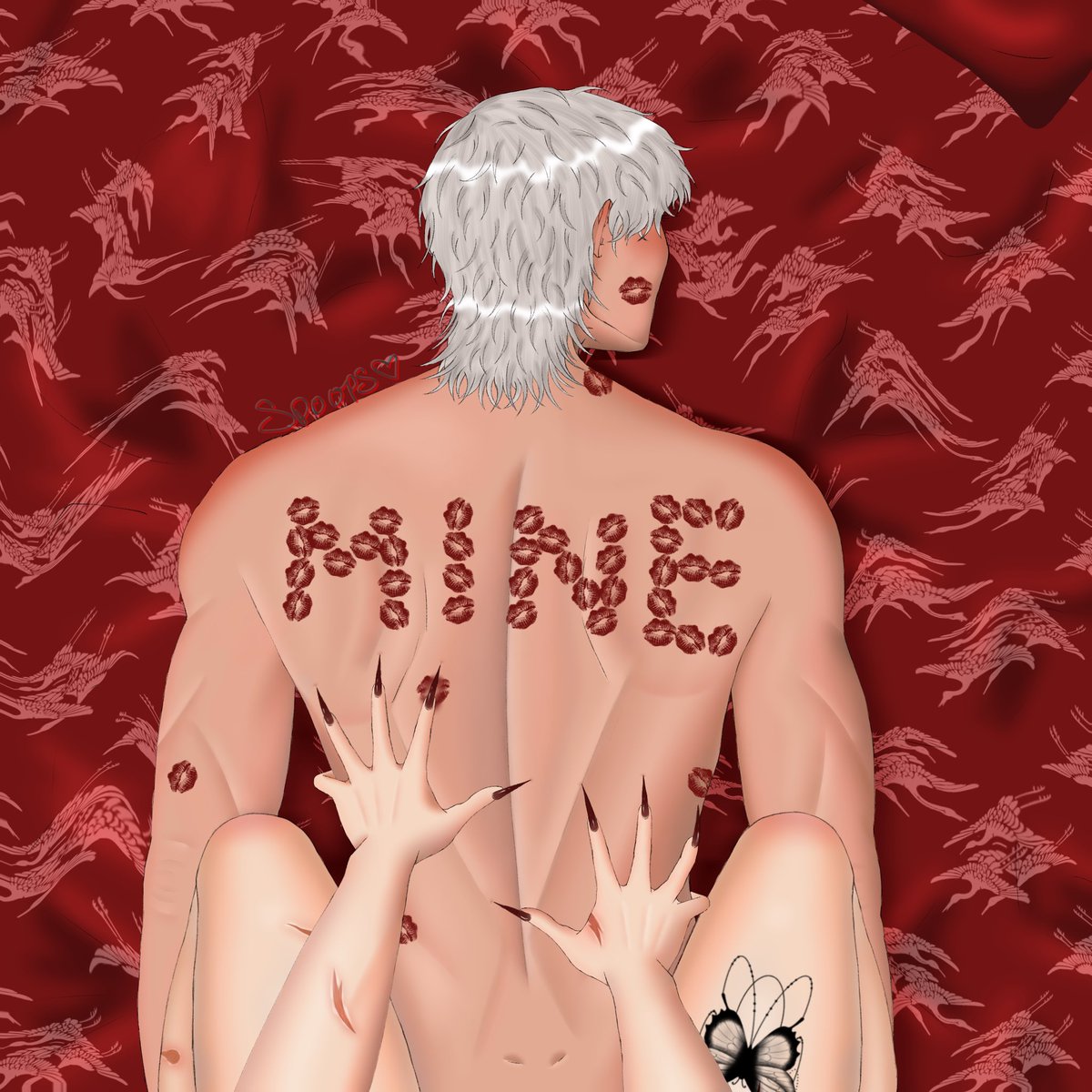 spooptime's tweet image. I’ve come to drop off my #LoveandDeepspace Sylus and my mc art.
ALSO LOOK AT MY GIRL SHES SO CUTE 🥰🥰🥰🥰
.
.
.
Tried posting it on tiktok but they’re not showing it sooooooo