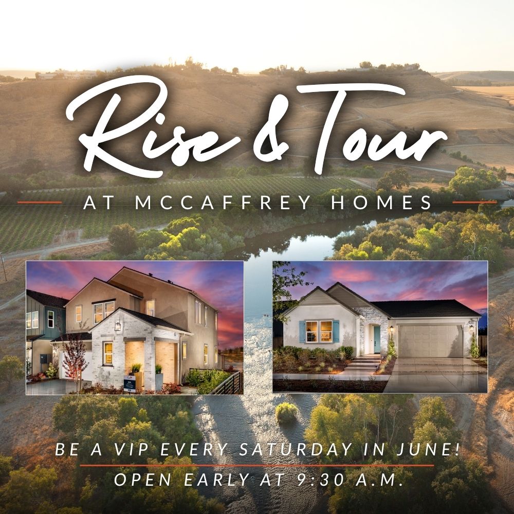 Start your Saturday with McCaffrey Homes ✨

Beat the heat &amp; tour our model homes starting at 9:30 AM—enjoy fresh coffee, pastries &amp; a peaceful morning stroll. 🏡