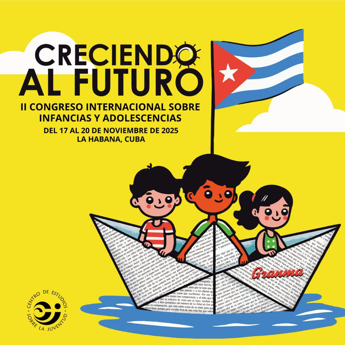 "¡Participa en el II Congreso Internacional sobre Infancias y Adolescencias 'Creciendo al Futuro'! Inscríbete aquí: forms.gle/vw3GDRtWL1jcWX…. Pronto compartiremos cursos pre congreso para septiembre y octubre. ¡#COFUTURO2025 te espera!"