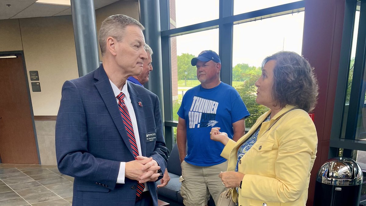We are enjoying the meet-and-greet reception at RSU’s Pryor campus with Dr. and Mrs. Raleigh. We are grateful for the Pryor community and your support for RSU, as well as your support for our new President and First Lady. #rsu #rogersstate #hillcats #hillcatnation