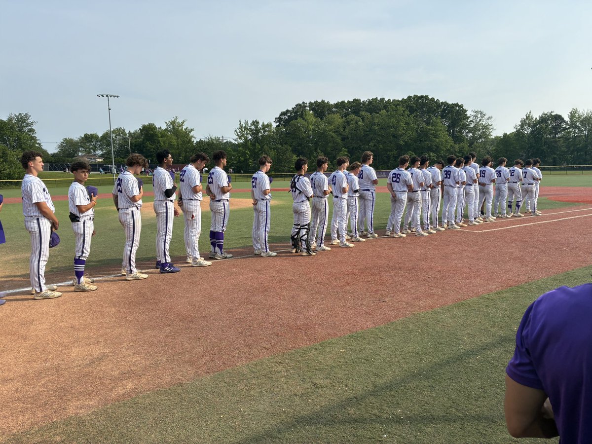 Baseball taking on Hillborough in the State Sectional Finals! Go Knights!
