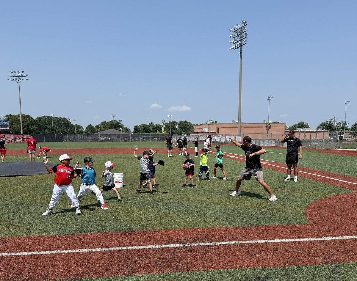 We had a great time at our Aggies kids baseball camp this week! Thanks to everyone who came out to participate. We appreciate the support for our baseball program! Go Aggies!