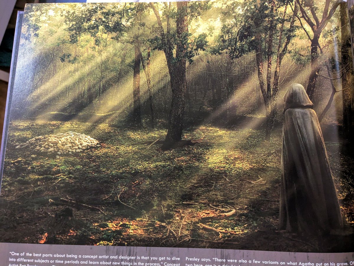 not death’s doorstep rio is literally canon wtf 😭😭😭😭😭 her looking over nicky’s grave in the artbook