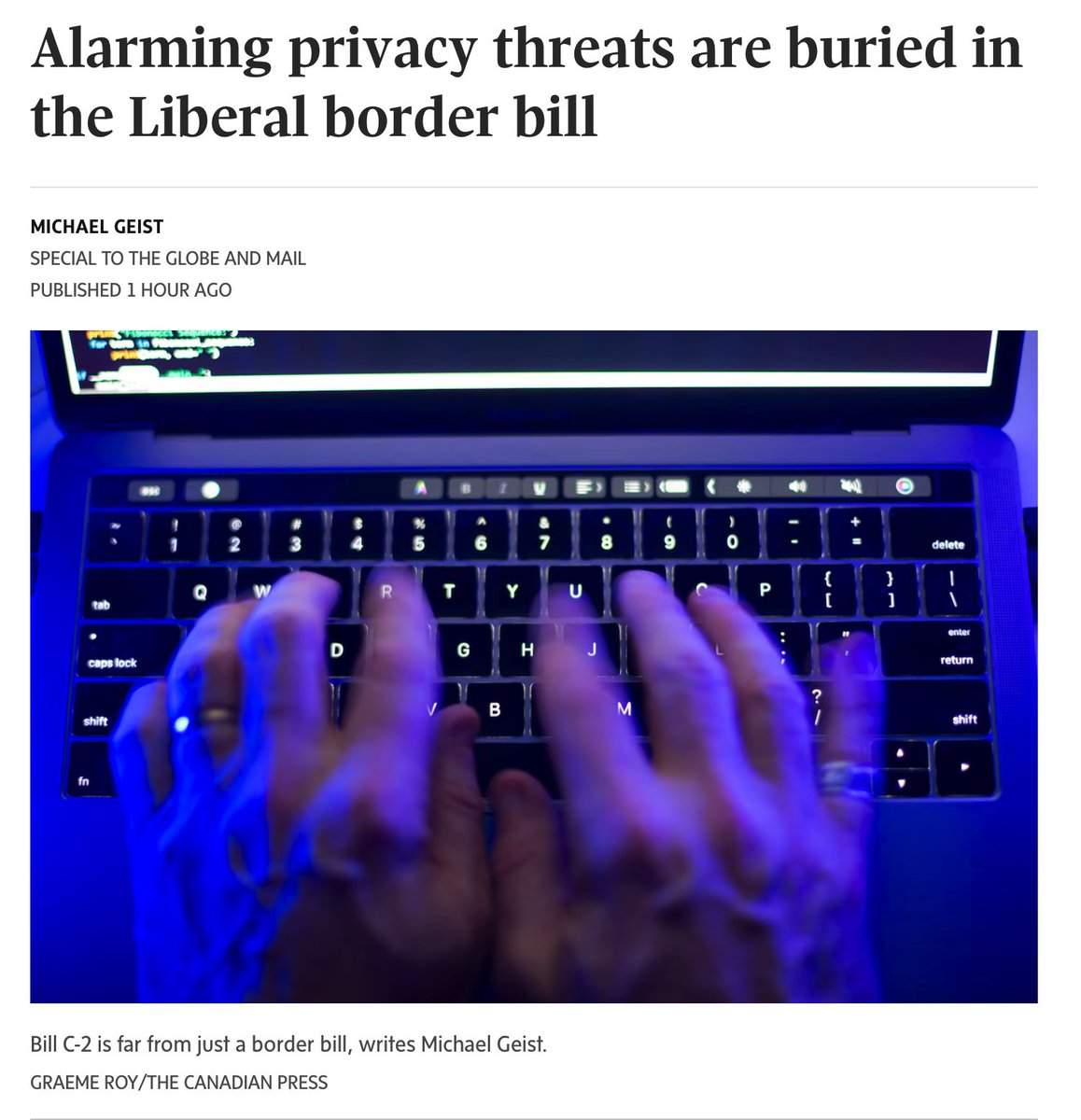 Michael Geist tweet media
