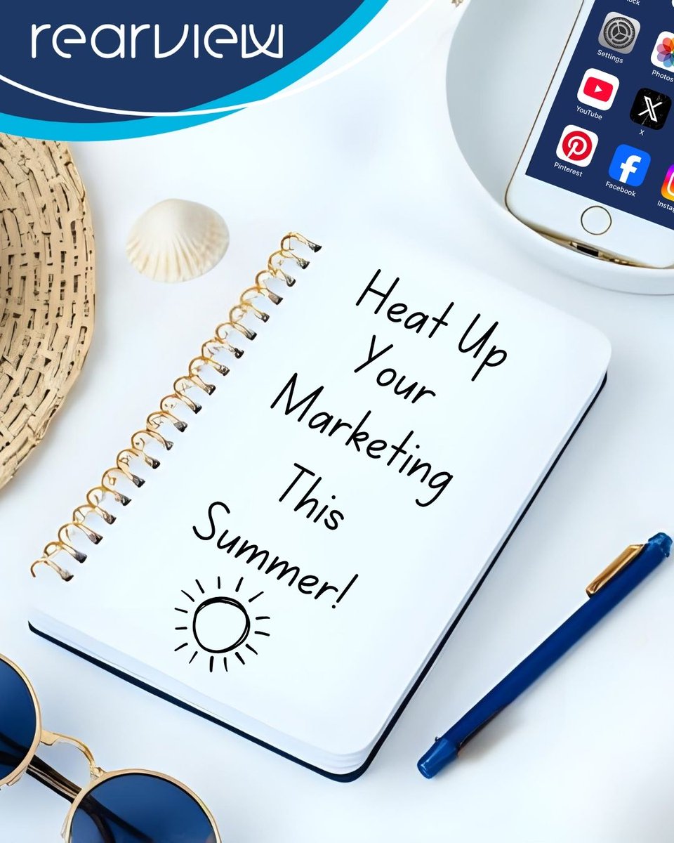 rearviewadv's tweet photo. 🕶️☀️ Summer is heating up, and your marketing should be too. ☀️🕶️

From bold visuals and fresh content to smart ad strategies and high-performing websites, our team at Rearview knows how to help you stand out from the competition. https://t.co/Z0wdxlLvSX