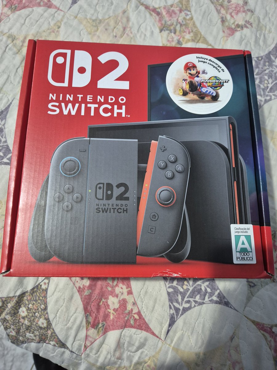 KotW94's tweet image. Bueno, a comer atún lo que resta del mes, pero ya llegó mi #NintendoSwitch2
Y estoy de vacaciones, a darle caña!