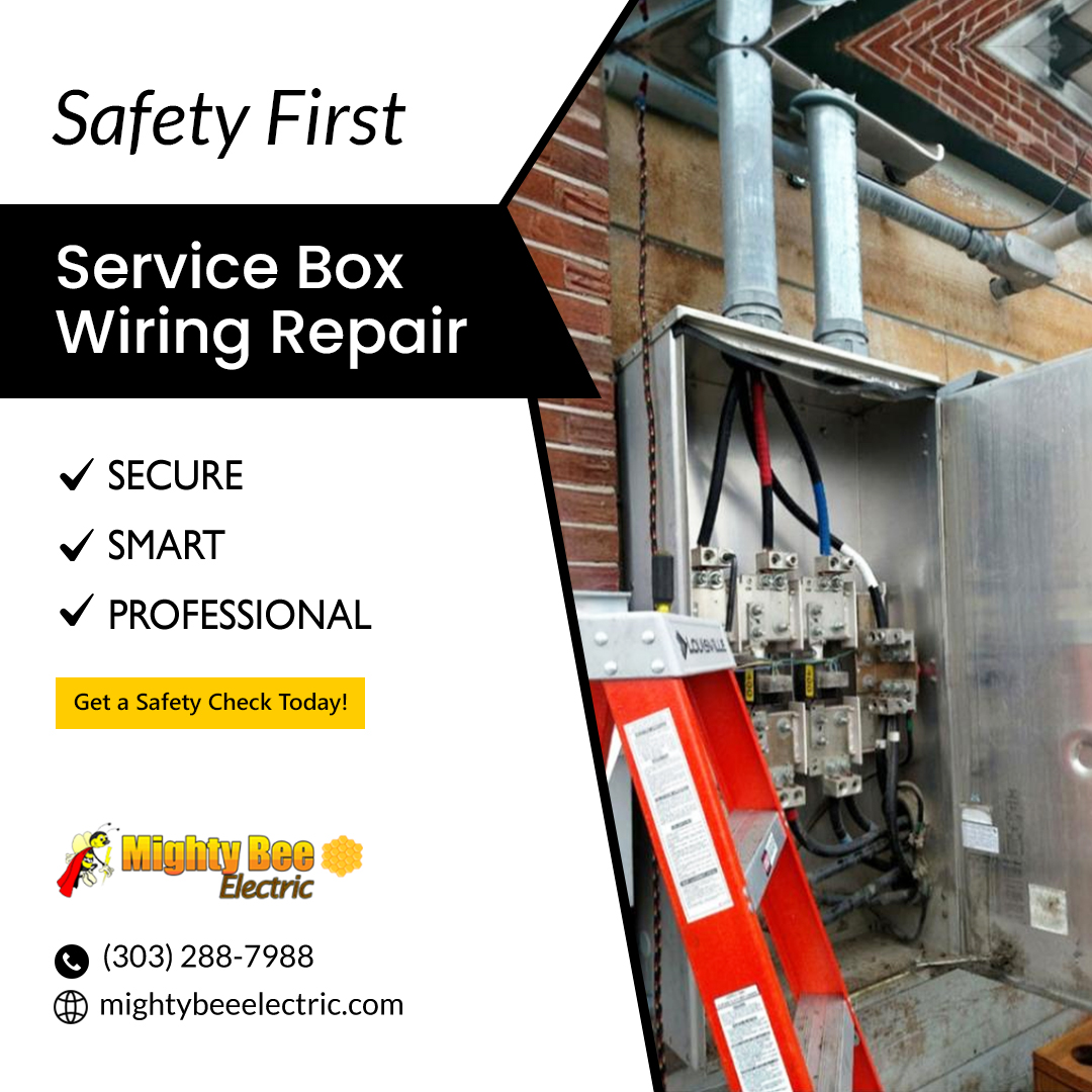 mtybee's tweet image. A faulty service box can put your entire home at risk. Let Mighty Bee Electric’s pros tackle repairs before problems spark. We safeguard your space with expert wiring solutions—safe, efficient, and code-compliant.

📞 Call (303) 288-7988

#SmartWiring #ServiceBoxExperts