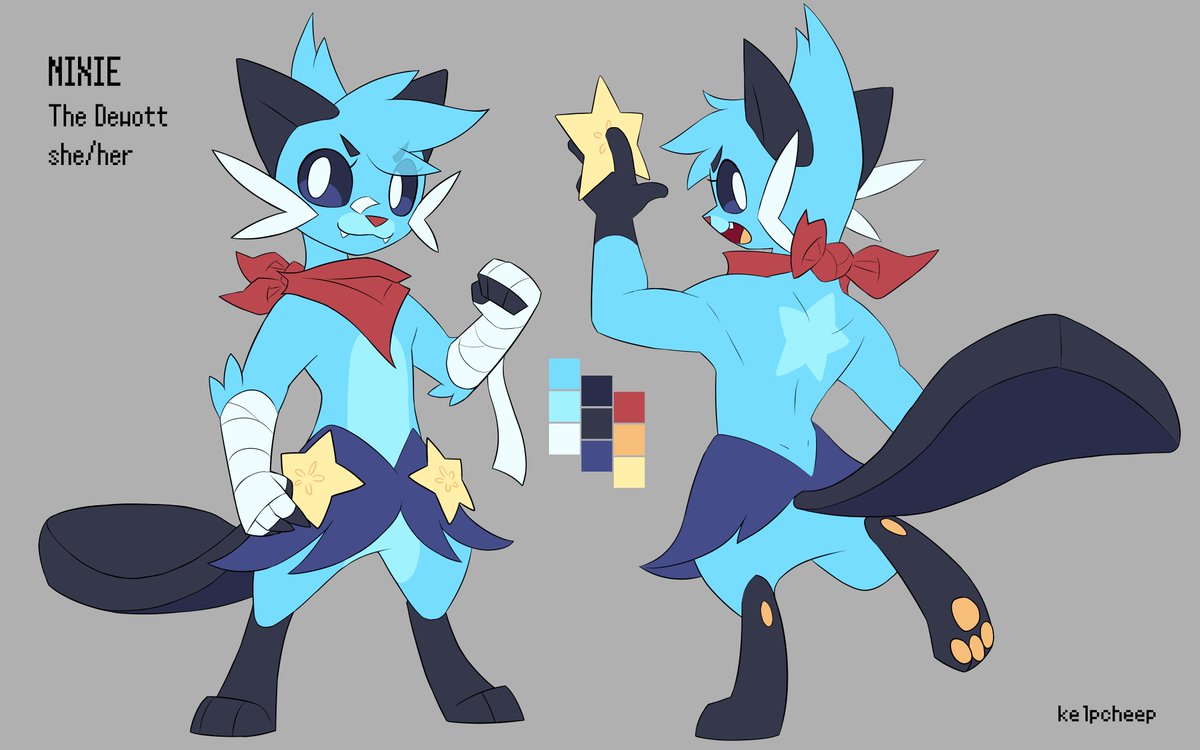 kelpcheep's tweet image. cool new refs for my little guys !