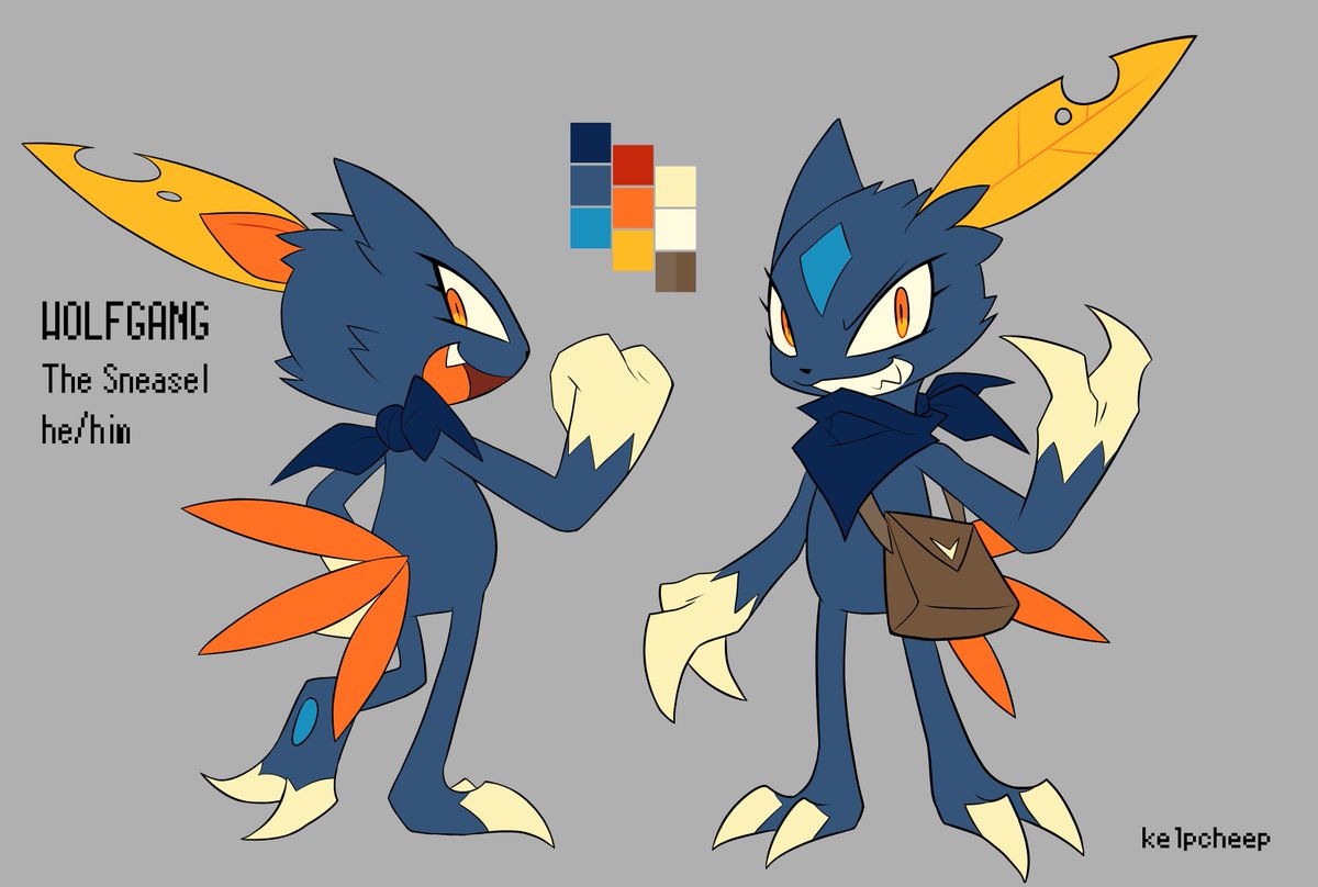 kelpcheep's tweet image. cool new refs for my little guys !