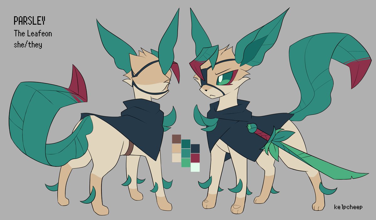 kelpcheep's tweet image. cool new refs for my little guys !