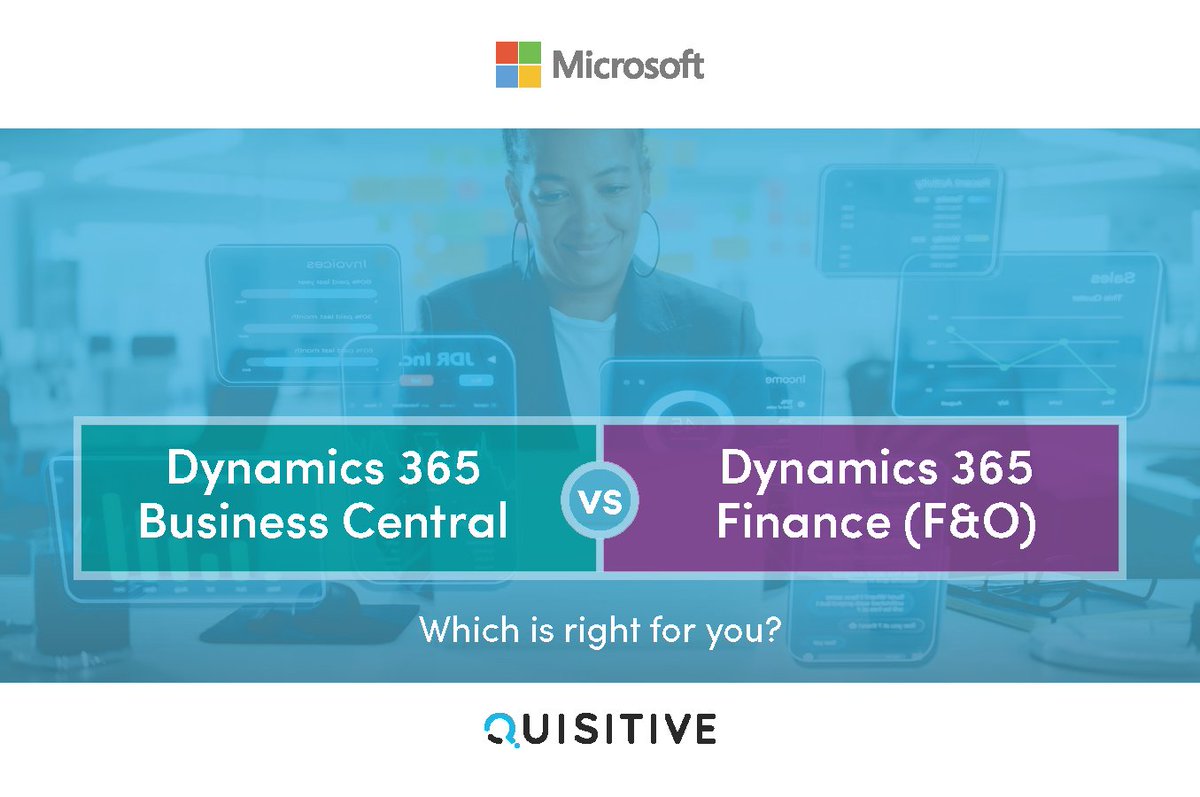 BeQuisitive's tweet image. ⚖️Compare #Dynamics365 Business Central and Dynamics 365 Finance and Operations to see which is better for your organization. 👉quisitive.us/uisPW

#BusinessCentral #FinanceAndOperations #MicrosoftDynamics