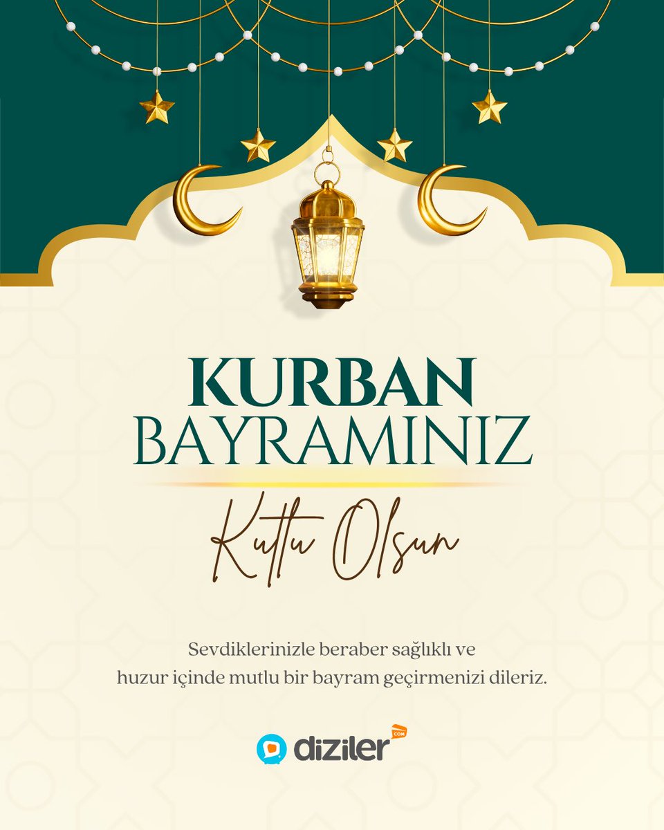 Sevdiklerinizle beraber sağlıklı ve huzur içinde mutlu bir bayram geçirmenizi dileriz. ✨ 

#KurbanBayramınızMübrekOlsun
