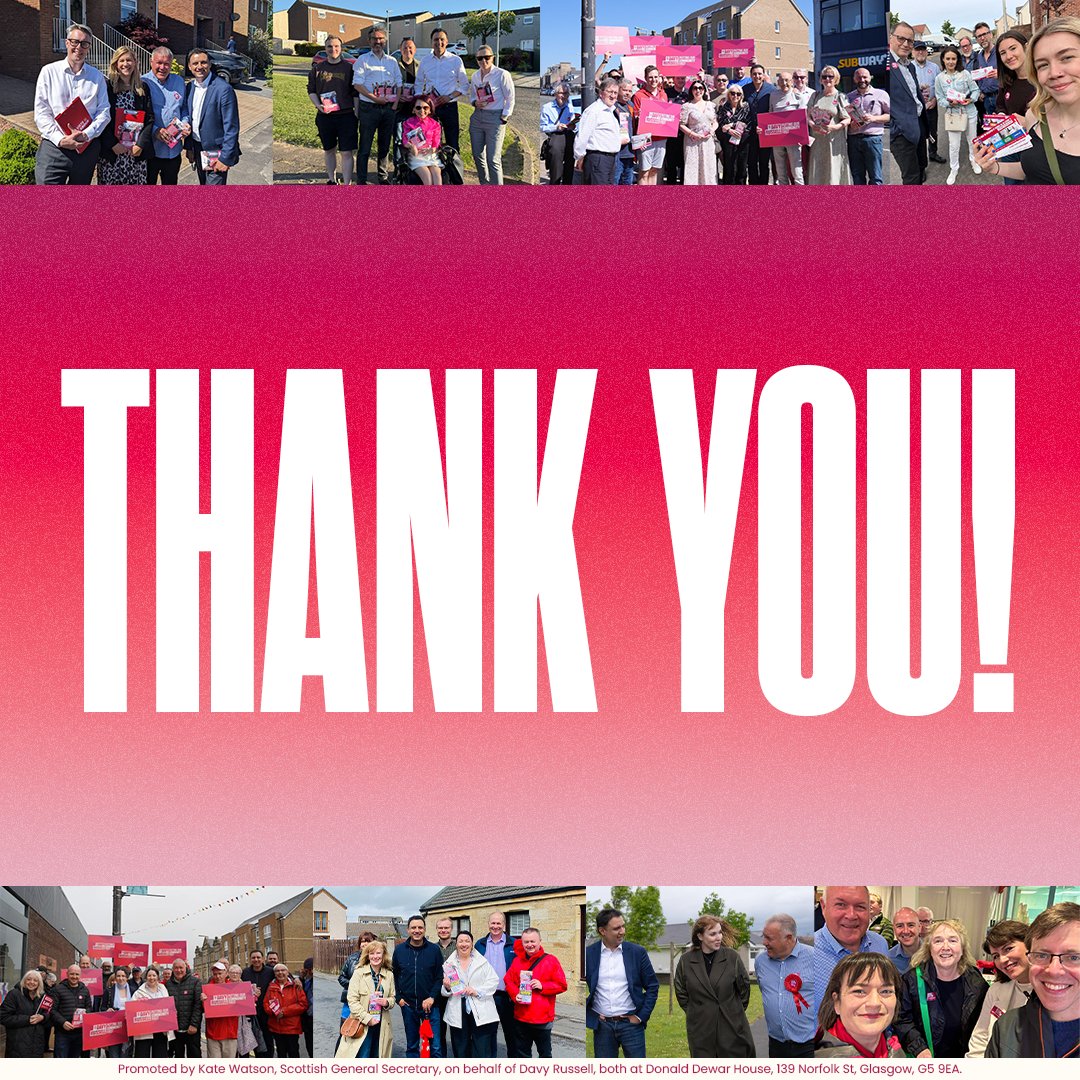 Anas Sarwar (@anassarwar) on Twitter photo Thank you to everyone who voted for <a href="/DavyRussell4HLS/">Davy Russell for Hamilton, Larkhall and Stonehouse</a> in the Hamilton, Larkhall and Stonehouse by-election.
Thank you also to the amazing <a href="/ScottishLabour/">Scottish Labour</a> team that have campaigned so hard. I’m proud of all your efforts. Thank you to everyone who voted for <a href="/DavyRussell4HLS/">Davy Russell for Hamilton, Larkhall and Stonehouse</a> in the Hamilton, Larkhall and Stonehouse by-election.
Thank you also to the amazing <a href="/ScottishLabour/">Scottish Labour</a> team that have campaigned so hard. I’m proud of all your efforts.