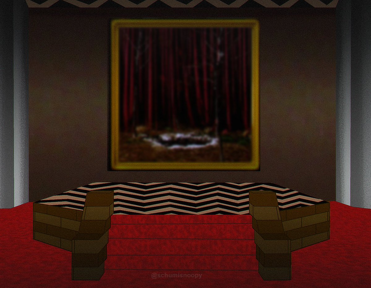 schumisnoopy's tweet photo. got the idea to make a black lodge level in super mario 64 https://t.co/vLkqh2gHaT