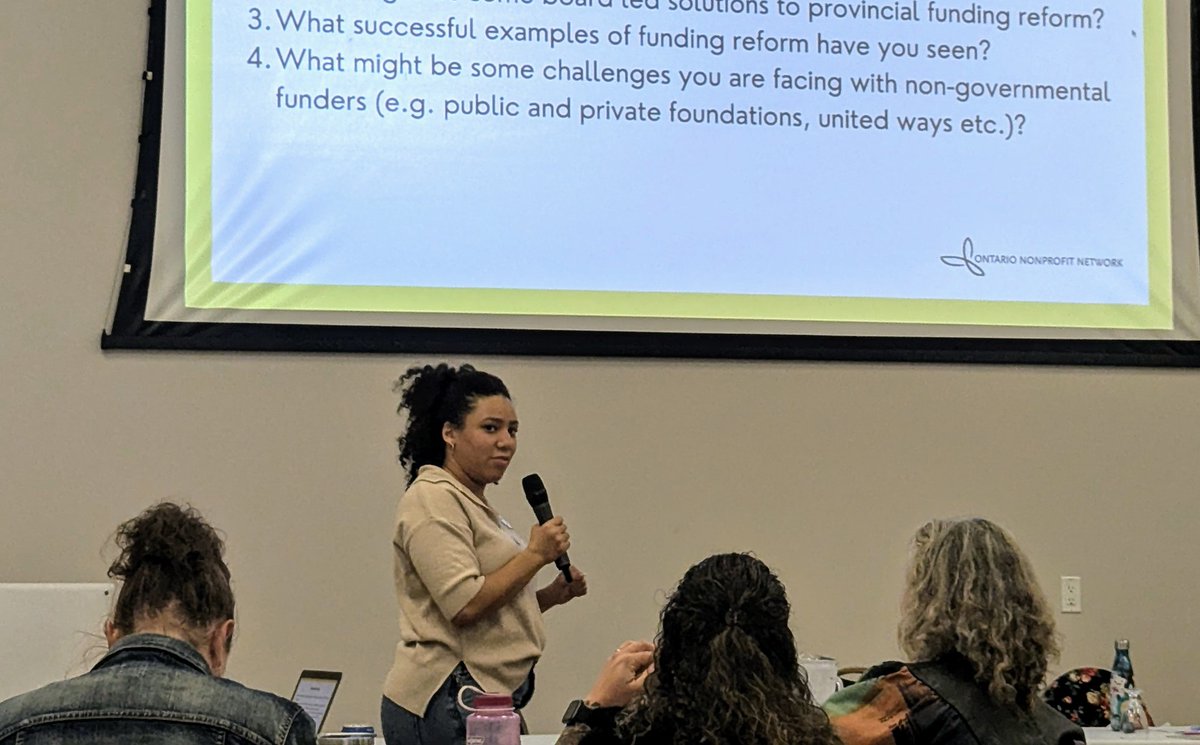 Thanks to <a href="/o_n_n/">Ontario Nonprofit Network</a> and <a href="/SWEAC_CEATS/">Sudbury Workers Education and Advocacy Centre</a>, dozens of passionate #leaders from charity and nonprofit #organizations met in #Sudbury and the surrounding area. 
Thank you Erin, Ebony and Candace from <a href="/o_n_n/">Ontario Nonprofit Network</a> and Scott from @sudburyworkerscentre for organizing this event!