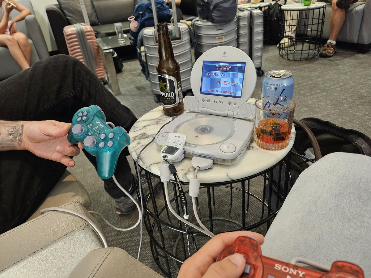 stuck at the airport.