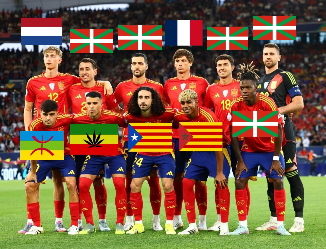 Esto es la selección "española" 😂😂🇪🇸