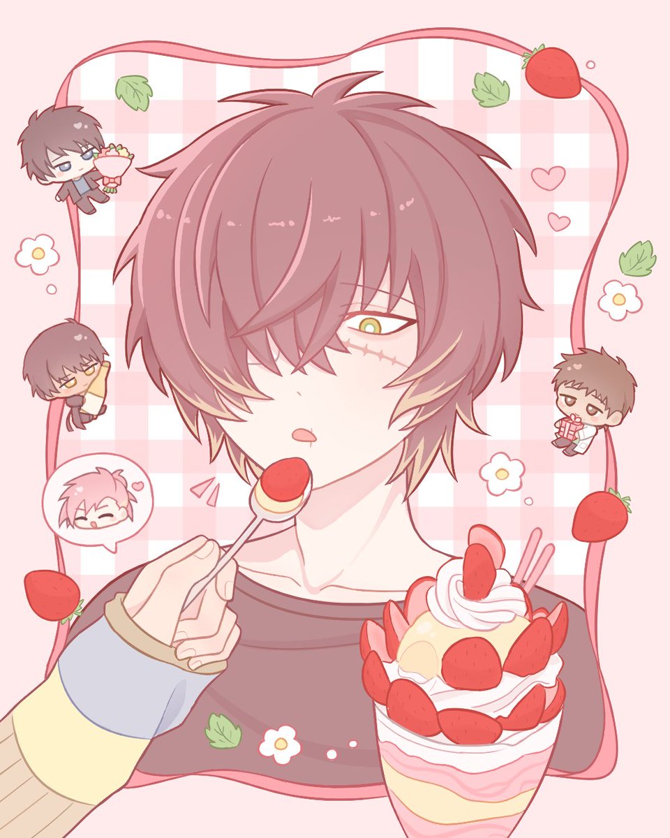 finally finished this piece!! was sick when i originally drew this for towa's bday so that was an unfinished version lol #slowdamage