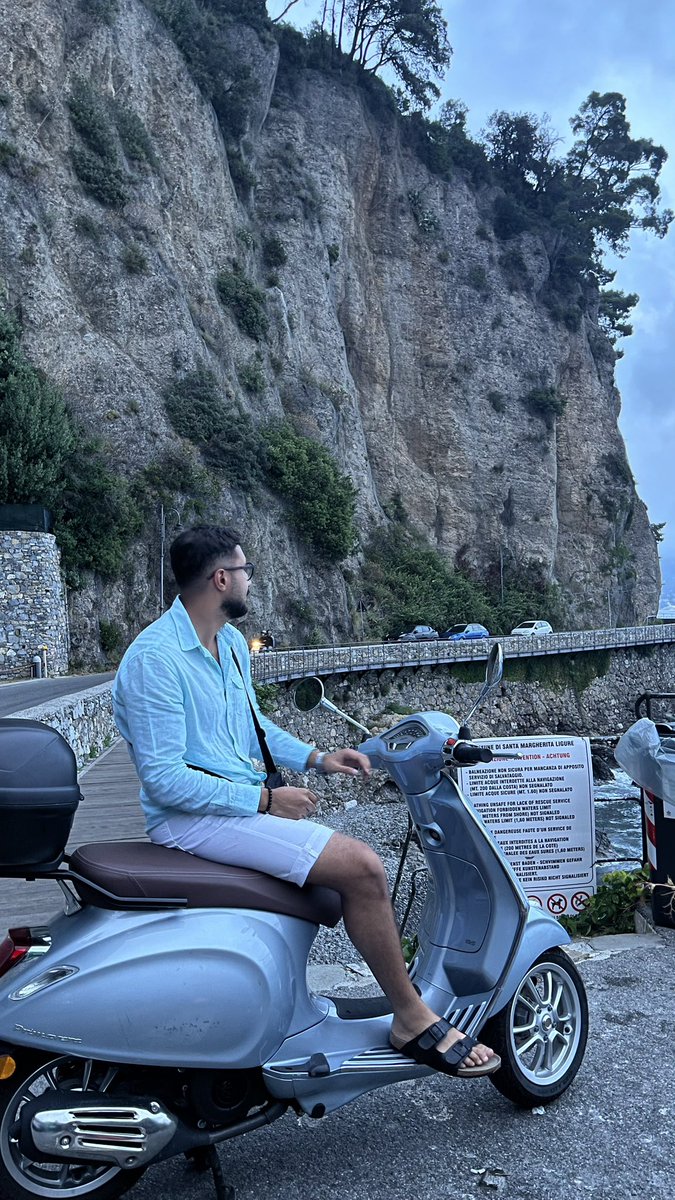 GaithSalama's tweet photo. What could be better than driving a Ferrari in Tuscany and riding a Vespa in Portofino?” ❤️🇮🇹 https://t.co/BSMUCKherf