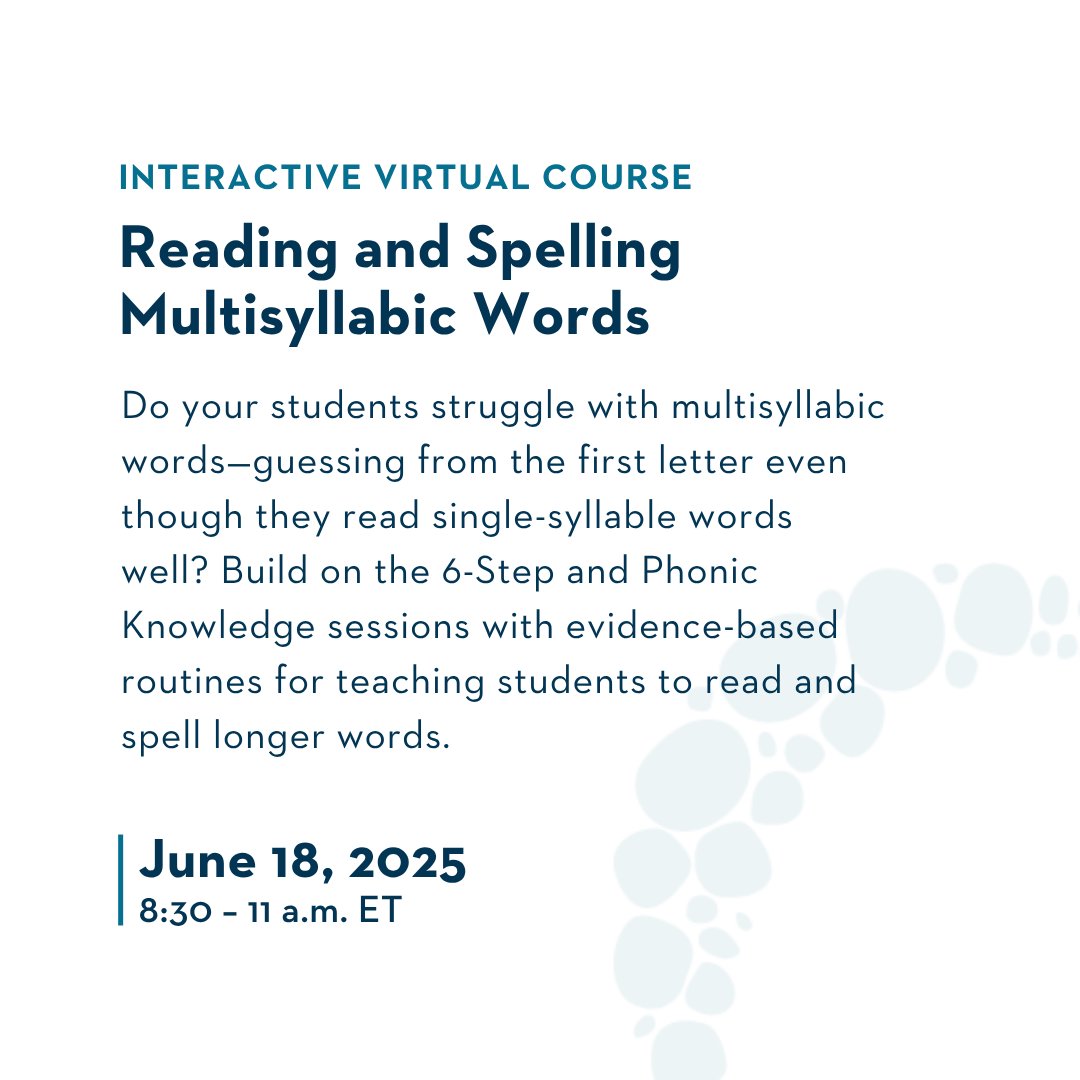 reading_league's tweet photo. Learn from our expert instructors & build your knowledge of the #SoR this June with TRL Academy.
Choose your learning path via interactive, small-group learning in a live virtual format when you register for an upcoming session today.
β‘οΈ https://t.co/kLk2QgZOLa
#LiteracyPD https://t.co/BDnfZ94LTY