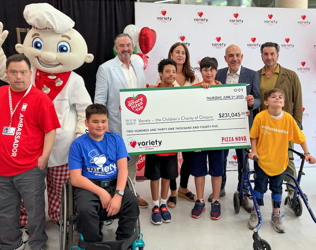 Thanks to the incredible support of the Pizza Nova family, we raised an astonishing $231,045 for Variety – the Children’s Charity of Ontario. 💚❤️

Grazie mille! We can’t wait to do it all again next year. 🫶

#pizzanova #thatsamore #thinkitalian