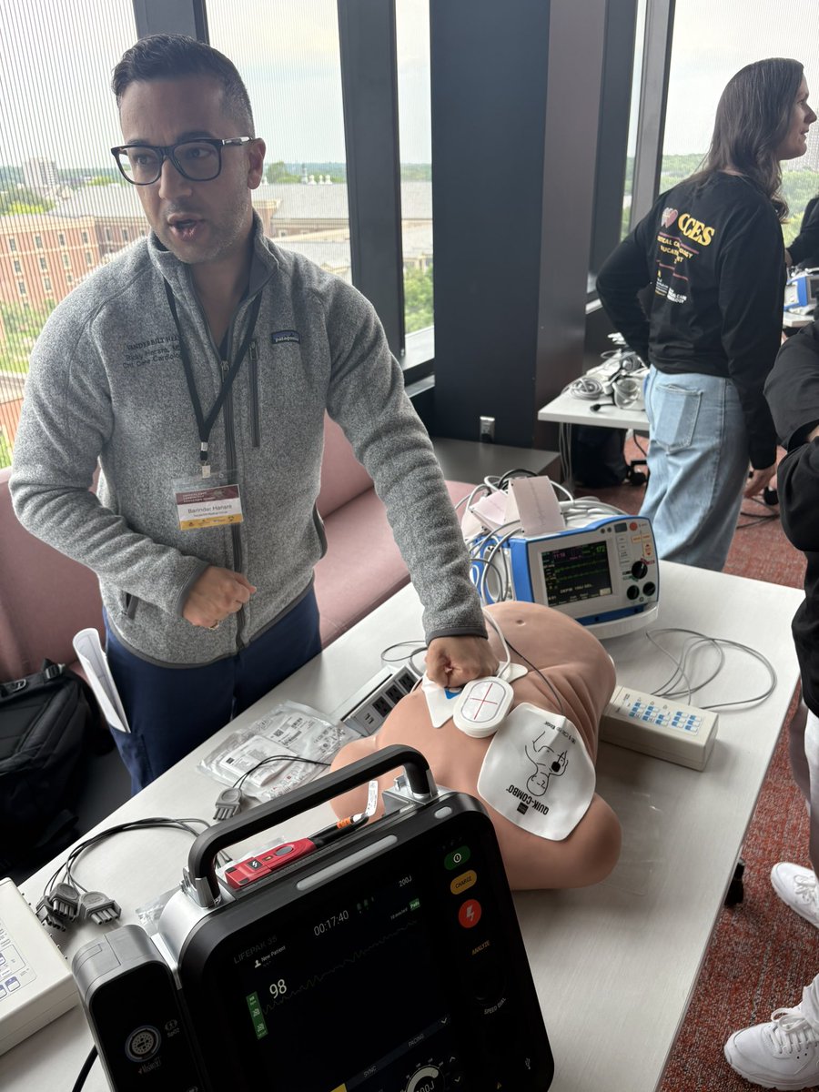 Alix Barnes (@alixb8) on Twitter photo Learning dual sequential defibrillation from one of my fav CCC mentors <a href="/RickyHansra/">Ricky Hansra, MD ๐ซ</a> !
โก๏ธ Make sure the pads are not touching
โก๏ธHave one person touch both buttons to have best chance for synchronized timingโ < 75ms with dual shock resulted in the high rates of ROSC
#CCCES25 Learning dual sequential defibrillation from one of my fav CCC mentors <a href="/RickyHansra/">Ricky Hansra, MD ๐ซ</a> !
โก๏ธ Make sure the pads are not touching
โก๏ธHave one person touch both buttons to have best chance for synchronized timingโ < 75ms with dual shock resulted in the high rates of ROSC
#CCCES25