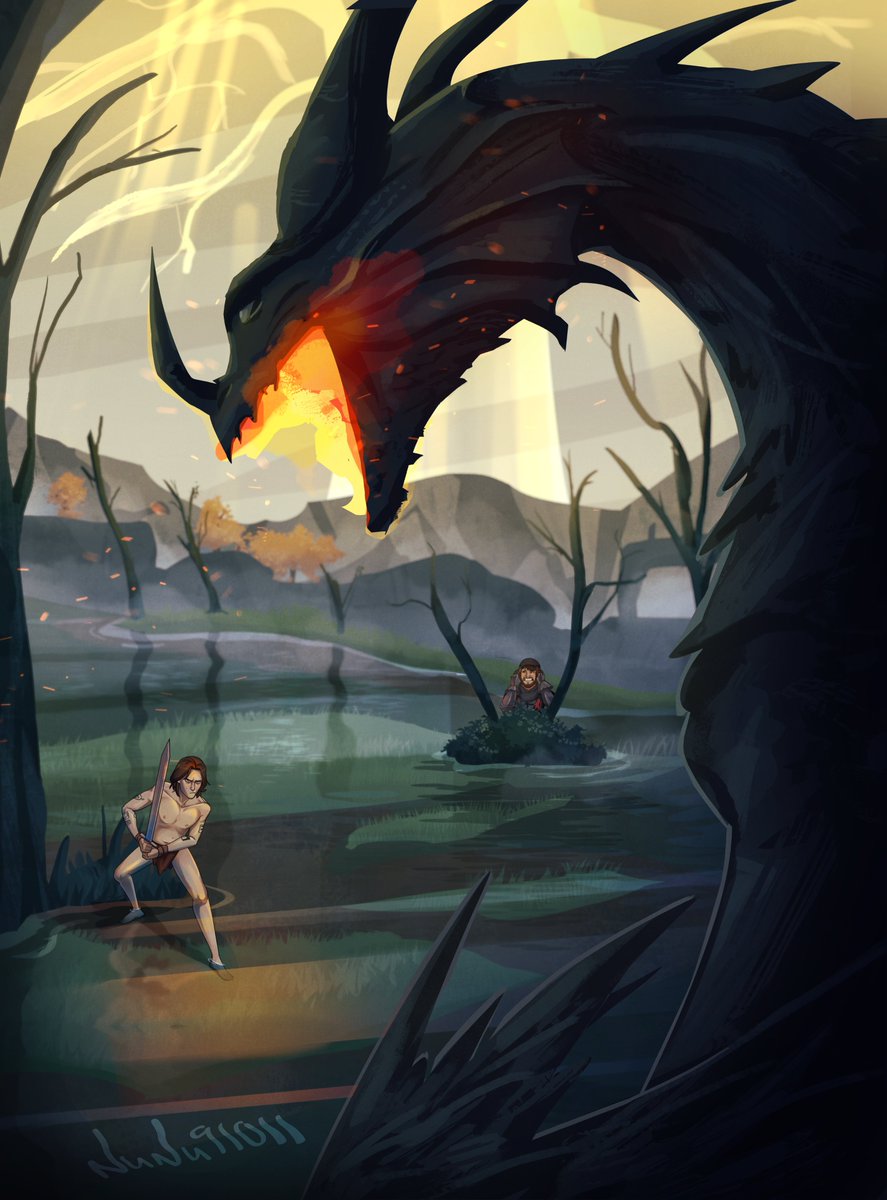 Brother Matthew vs The Mighty Dragon
#supermega #fanart