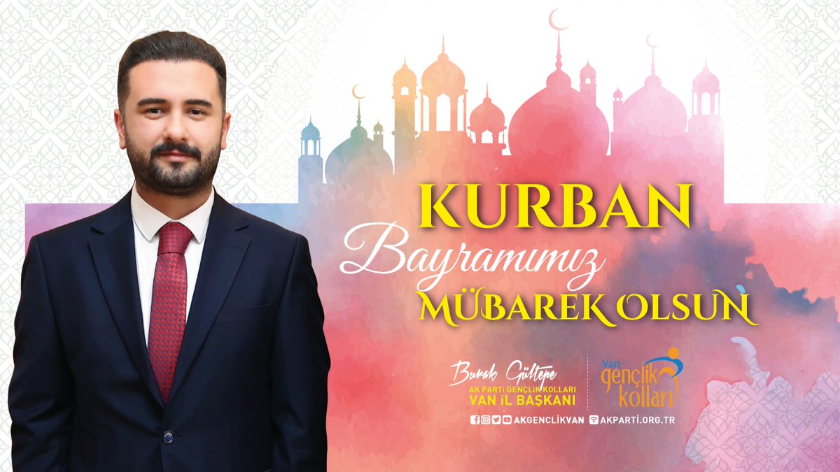 AK Gençlik VAN (@akgenclikvan) on Twitter photo Kurban Bayramı; paylaşmanın, dayanışmanın ve kardeşliğin bayramıdır.
Gönüller bir olsun, sofralar bereketle dolsun, dualar kabul olsun.
Tüm milletimizin Kurban Bayramı mübarek olsun.
Nice bayramlarda, omuz omuza, sevgiyle, birlikle…
<a href="/avyusufibis/">Yusuf İBİŞ</a> <a href="/gultepeburak/">Burak Gültepe</a> <a href="/ArvasAbdulahat/">Abdulahat Arvas</a> Kurban Bayramı; paylaşmanın, dayanışmanın ve kardeşliğin bayramıdır.
Gönüller bir olsun, sofralar bereketle dolsun, dualar kabul olsun.
Tüm milletimizin Kurban Bayramı mübarek olsun.
Nice bayramlarda, omuz omuza, sevgiyle, birlikle…
<a href="/avyusufibis/">Yusuf İBİŞ</a> <a href="/gultepeburak/">Burak Gültepe</a> <a href="/ArvasAbdulahat/">Abdulahat Arvas</a>