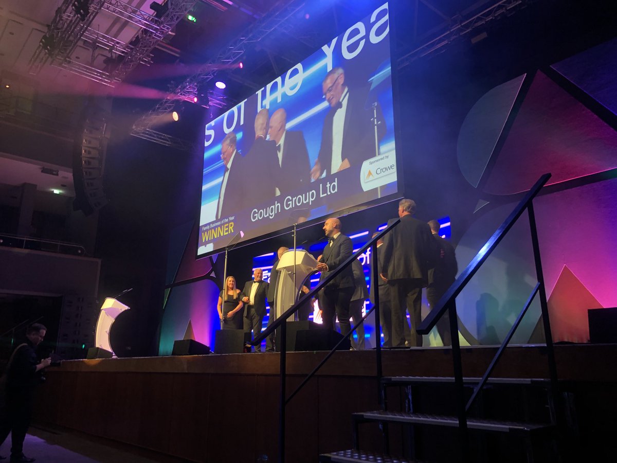 Congratulations to Gough Group for winning Family Business of the Year #esba25