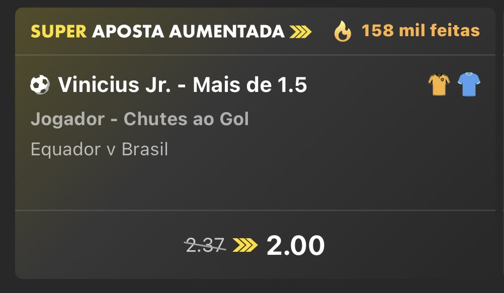 rabello001's tweet image. Primeira vez q vejo uma super aposta diminuída. Que porra e essa bet365 de 2,37 pra 2??