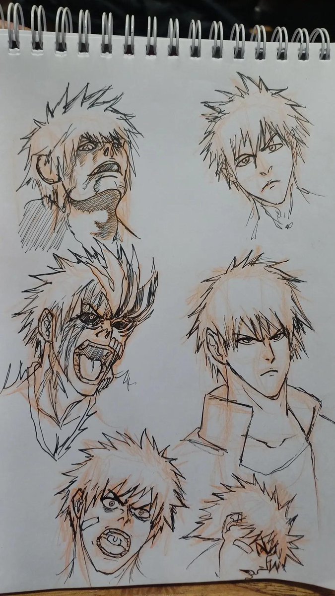 D3vilX47's tweet image. Bleach sketchs