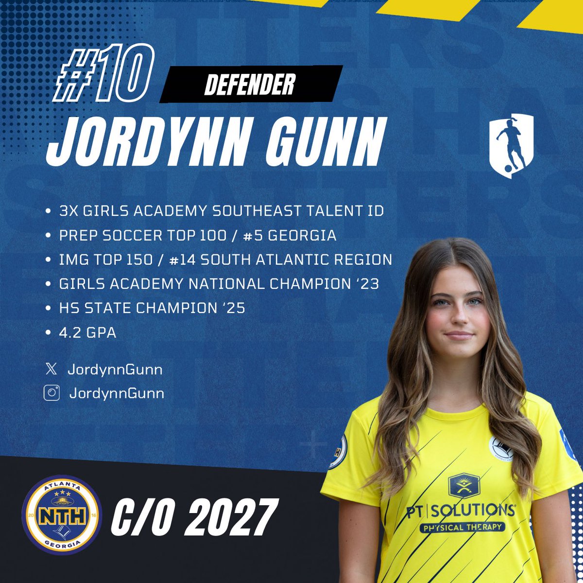 Tophat 08 Gold GA (@tophat08ga) on Twitter photo 🚨 Player Spotlight: Jordynn Gunn
🛡️ Defender | Tophat 08 | 5'10"| 147 Ibs
Lockdown defender with grit, pace, and high IQ — a key piece heading into playoffs.
📲 <a href="/JordynnGunn/">Jordynn Gunn 🏴 🇿🇦</a>
<a href="/ImYouthSoccer/">ECNL/GA/Recruiting/College Soccer</a> <a href="/PrepSoccer/">Prep Soccer ⚽️</a> <a href="/TopDrawerSoccer/">TopDrawerSoccer</a> <a href="/TheSoccerWire/">SoccerWire</a>
#SummerPlayoffs #ForThePlayers 🚨 Player Spotlight: Jordynn Gunn
🛡️ Defender | Tophat 08 | 5'10"| 147 Ibs
Lockdown defender with grit, pace, and high IQ — a key piece heading into playoffs.
📲 <a href="/JordynnGunn/">Jordynn Gunn 🏴 🇿🇦</a>
<a href="/ImYouthSoccer/">ECNL/GA/Recruiting/College Soccer</a> <a href="/PrepSoccer/">Prep Soccer ⚽️</a> <a href="/TopDrawerSoccer/">TopDrawerSoccer</a> <a href="/TheSoccerWire/">SoccerWire</a>
#SummerPlayoffs #ForThePlayers