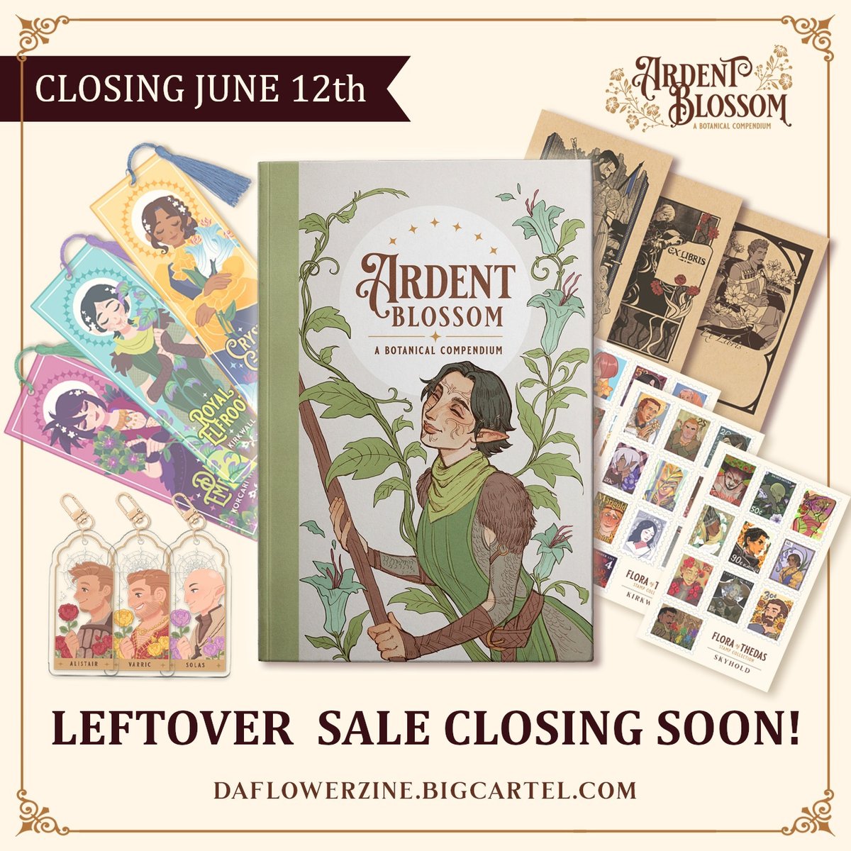 Dragon Age Flower Zine 🌼 | LEFTOVERS SALE TBA tweet media