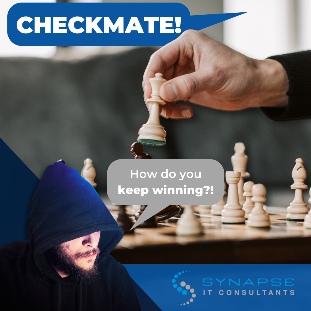 SynapseITc's tweet image. How do you stay ahead of cyber threats? ♟️
With Synapse IT Consultants, you’re not reacting—you’re planning three moves ahead. Proactive cybersecurity makes all the difference.

Visit itconsultants.com.au

#Cybersecurity #ManagedIT #HackerDefense #SynapseITConsultants