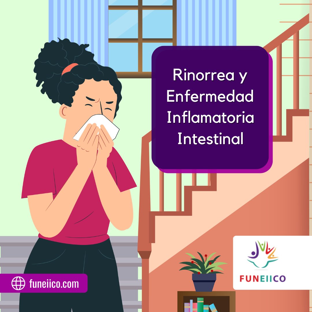 La rinorrea, o exceso de mucosidad nasal, puede presentarse en personas con #EII
Su vínculo con afecciones como asma y rinitis alérgica resalta la importancia de prestar atención a los síntomas respiratorios; no dudes en hablar con los profesionales de la salud
💜
#FUNEIICO