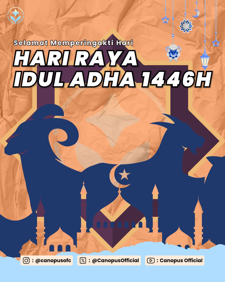 Selamat Merayakan Hari Raya Idul Adha 🐐🐄
Selamat makan rendang bagi kalian yang dapet daging hari ini!!!

BTW kalo idul adha mau ngekurbanin rubah sama bebek bisa ga ya??? 🤔🤔🤔