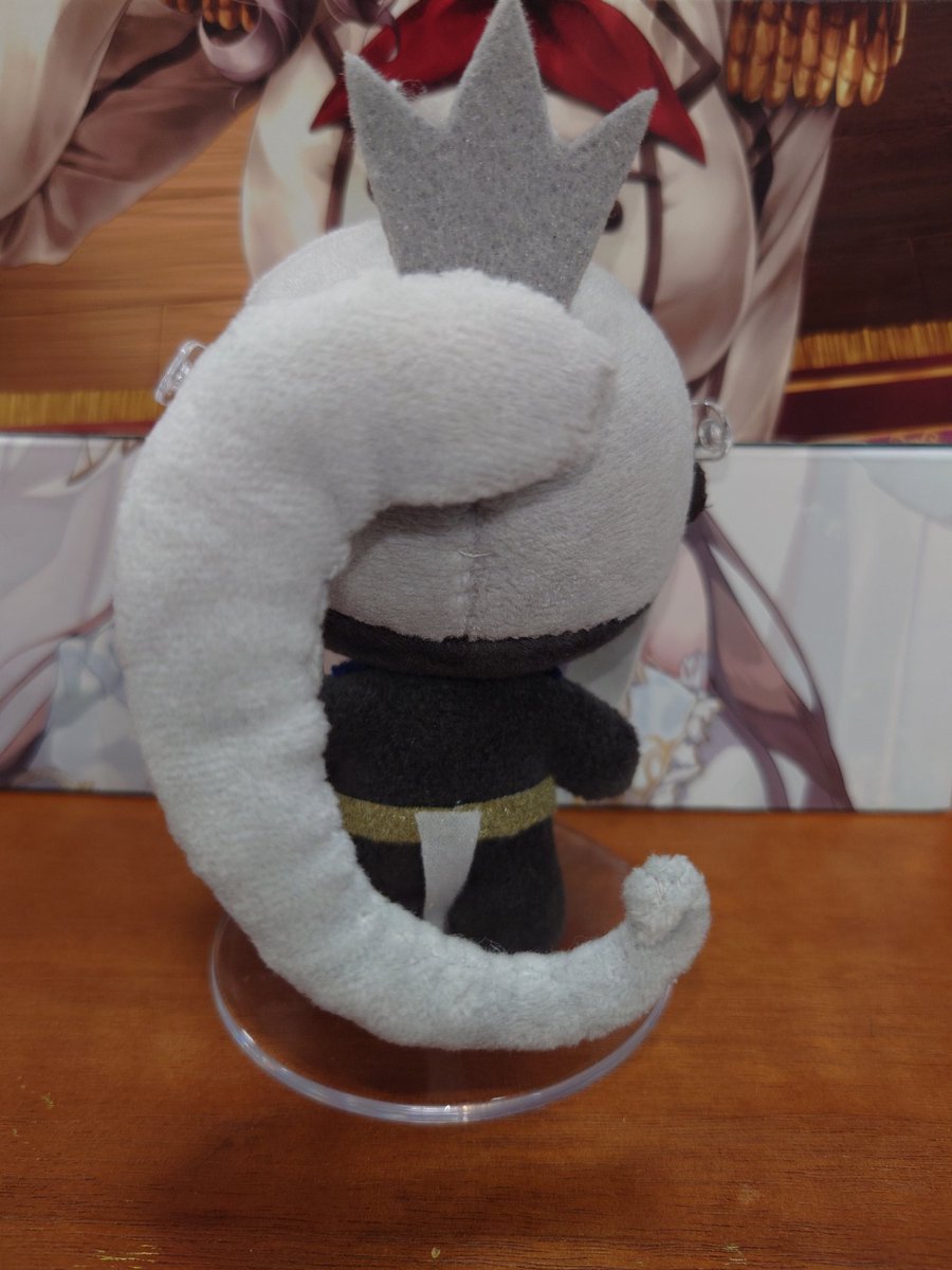 watach_koa's tweet photo. アナンぬい完成しました〜！！！✨
今まで刺繍に挑戦しては失敗してはステッチカラーに逃げてたので、初めて刺繍成功させられて大満足です！げきかわ！！！(親バカ)
#オセロニアート
#オセロニアぬい部 https://t.co/NCH0T5tTrP
