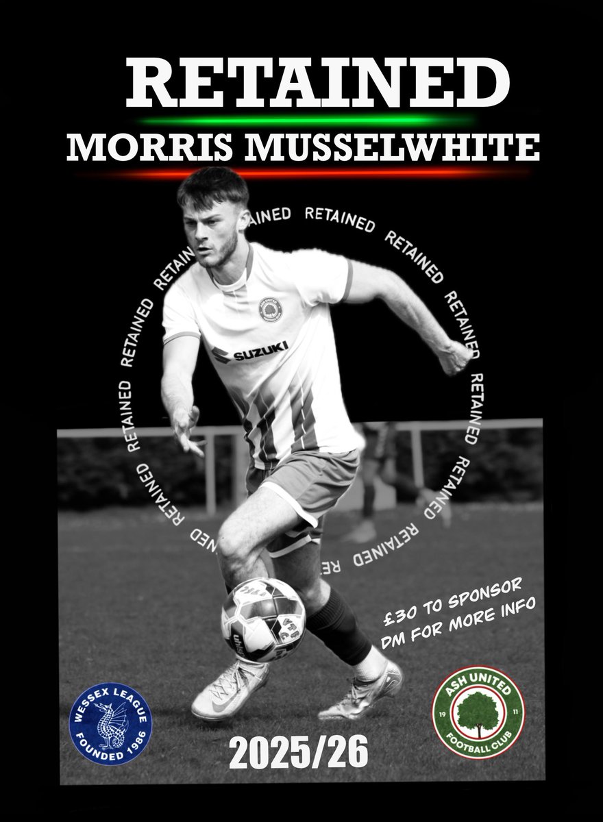 We are delighted to announce that this man has committed to next season. He has been a constant threat to defenders since he came across during last season. He is available to sponsor so if interested dm us for more information! Or email paulburch1961@btinternet.com